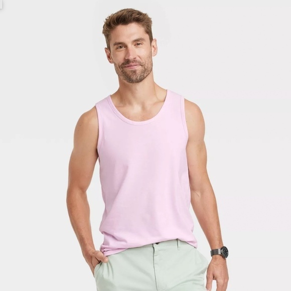 Goodfellow & Co Pink Men's Tank Top - Picture 1 of 5
